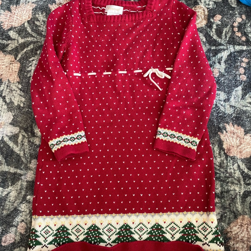 Savannah Red Knit Dress